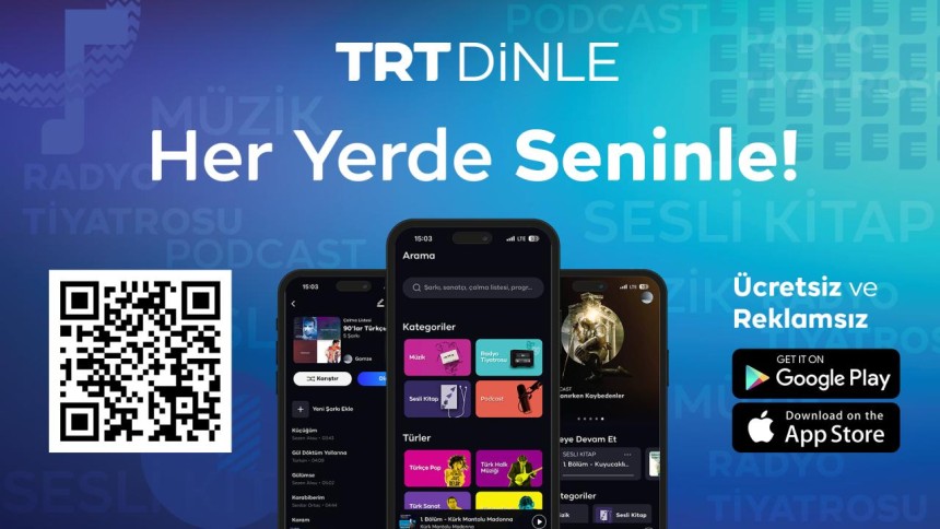 TRT’den ücretsiz ve reklamsız sesli içerik platformu: TRT Dinle