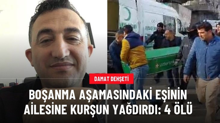 Boşanma aşamasındaki eşinin evini basıp katliam yaptı! 4 ölü, 2 yaralı