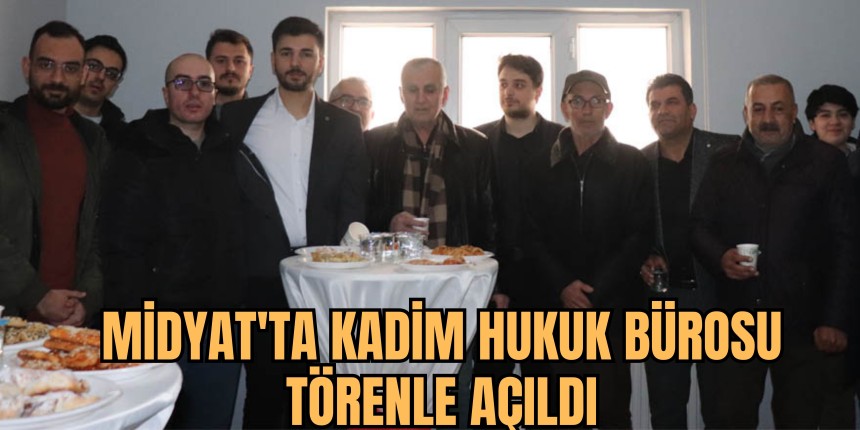 Midyat'ta 'Kadim' hukuk bürosu  törenle açıldı