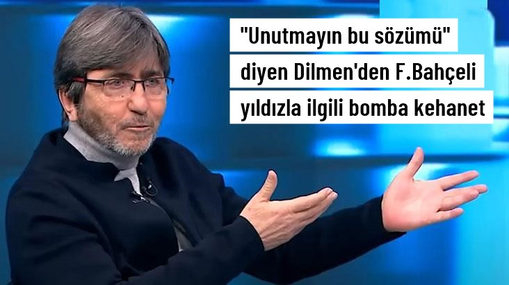 "Unutmayın bu sözümü" diyen Rıdvan Dilmen'den Oosterwolde iddiası