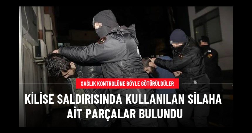 Kilise saldırısında kullanılan silahın parçaları bulundu