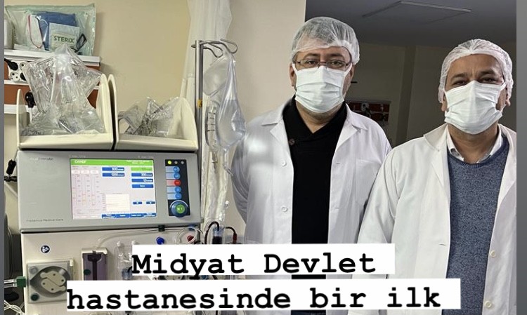 Midyat devlet hastanesinde bir ilk