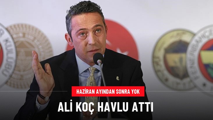 Fenerbahçe Başkanı Ali Koç'tan adaylık açıklaması