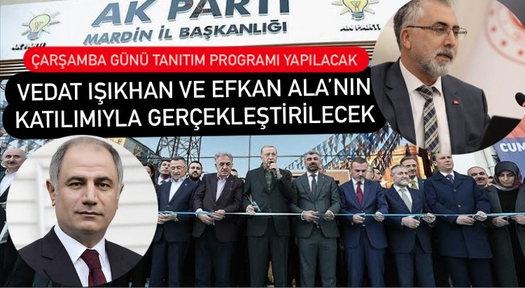 AK Parti tanıtım programı Çarşamba günü gerçekleşecek