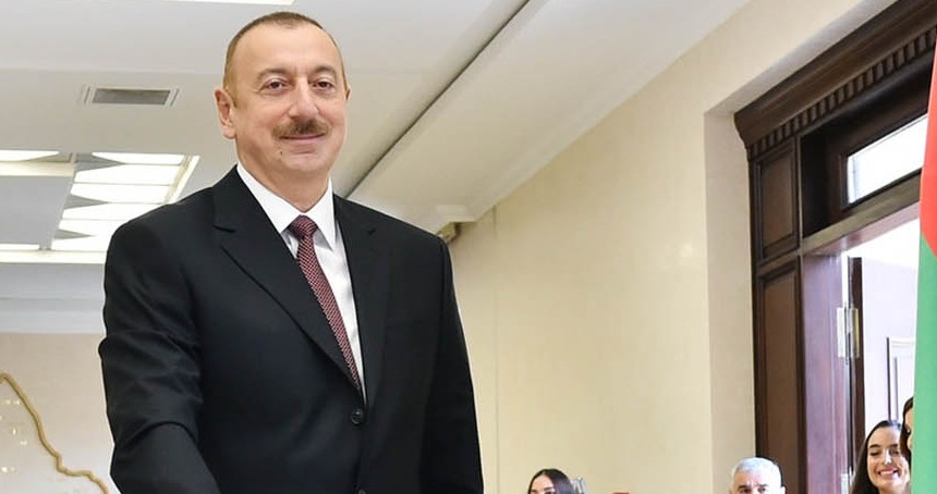 Aliyev, Azerbaycan'da seçimlerini yüzde 93,9'la kazandı
