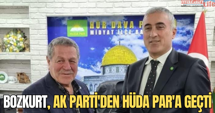 Bozkurt, AK Parti'den HÜDA Par'a geçti