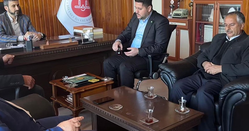 HÜDA PAR Antalya İl Başkanı Durmaz, Elmalı ilçesinde ziyaretlerde bulundu