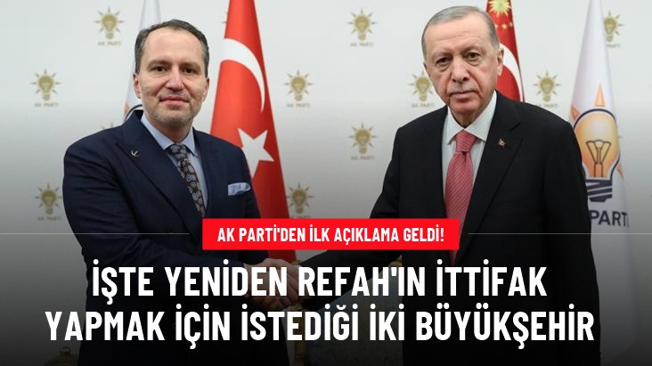 Yeniden Refah, "Sakarya ve Kocaeli'ni istedik" dedi, AK Parti cephesinden yanıt geldi