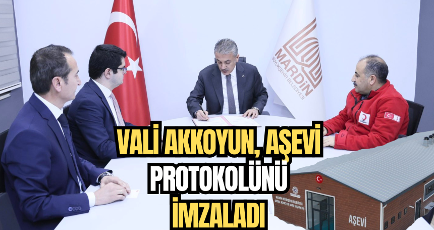 Vali Akkoyun, aşevi protokolünü imzaladı
