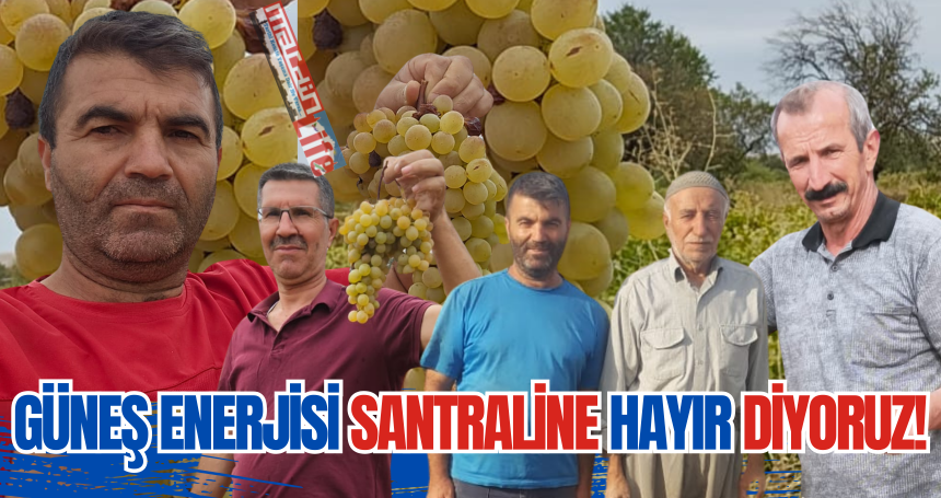 Akbağlılar: Güneş enerjisi Santraline 'HAYIR' diyoruz!