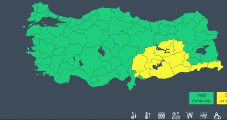 Meteoroloji'den Mardin için fırtına ve yağış uyarısı