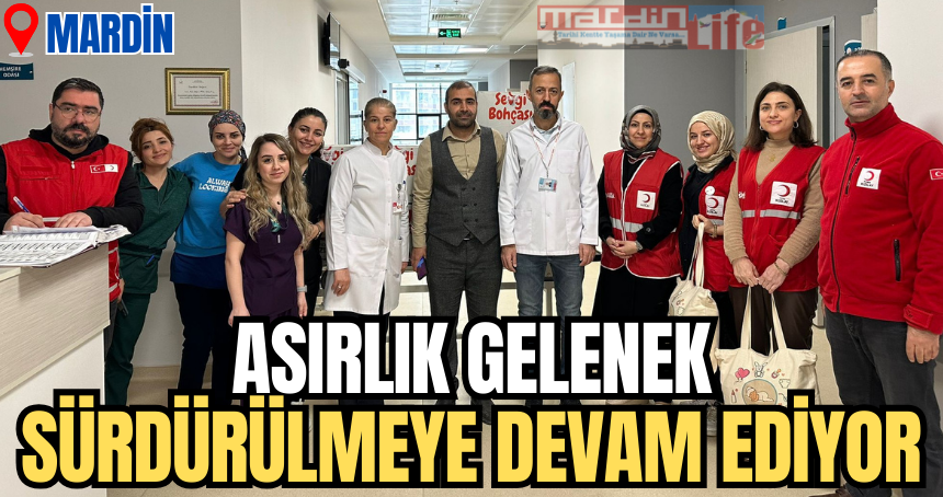 Asırlık gelenek sürdürülmeye devam ediyor