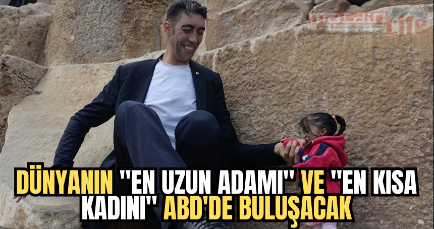 Dünyanın "en uzun adamı" ve "en kısa kadını" ABD'de buluşacak