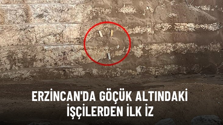 Erzincan'da kayıp işçilerden ilk iz!