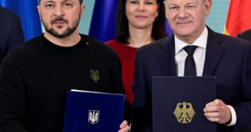 Ukrayna ile Almanya güvenlik anlaşması imzaladı