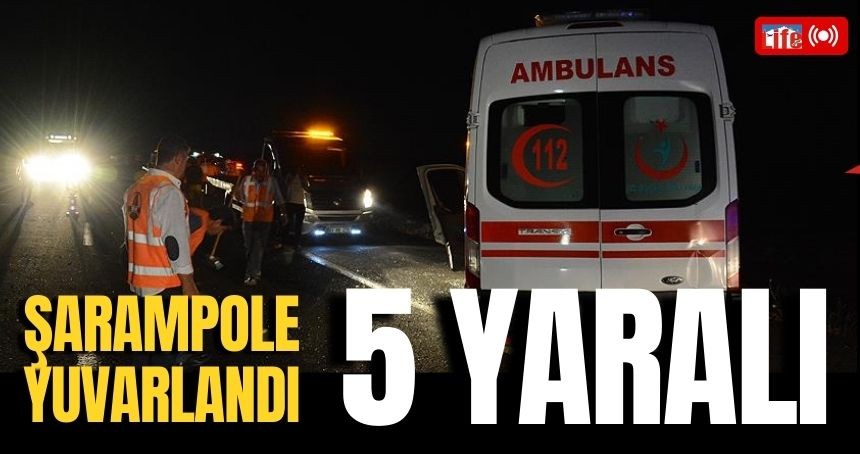 Mardin’de feci kaza! 5 Yaralı