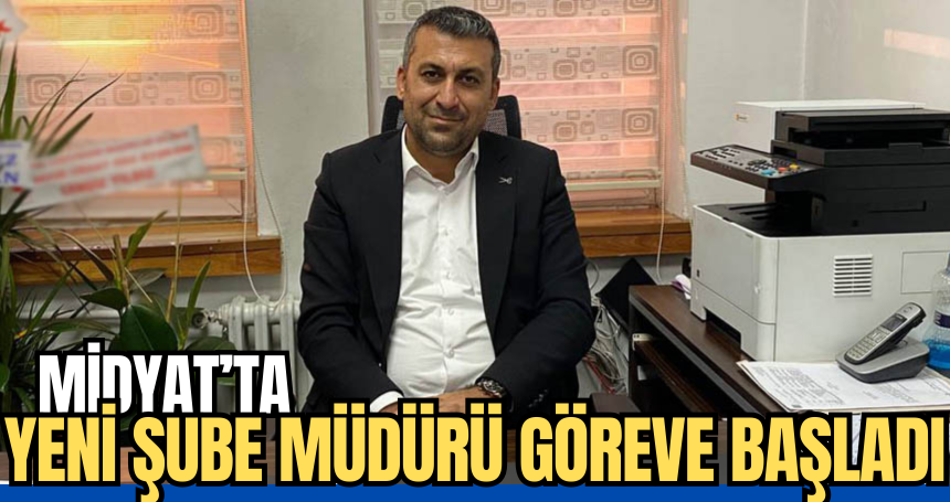 Midyat Milli Eğitim’de yeni şube müdürü göreve başladı