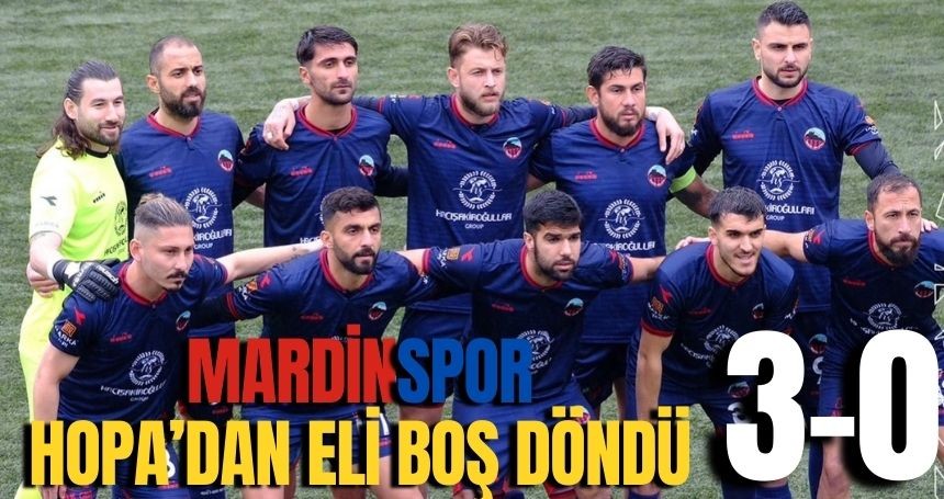 Mardin 1969 Spor, Hopa'dan eli boş dönüyor!