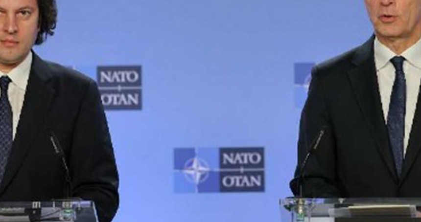 NATO Genel Sekreteri Stoltenberg, Gürcistan Başbakanı Kobakhidze ile görüştü