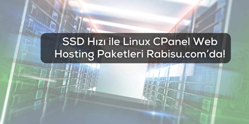 SSD Hızı ile Linux CPanel Web Hosting Paketleri Rabisu.com’da!