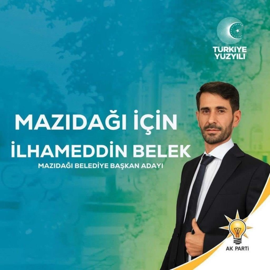 AK Parti Mazıdağı Belediye Başkan adayı İlhameddin Belek projelerini açıkladı