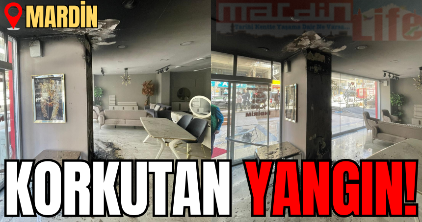 Mardin'de Korkutan Yangın!