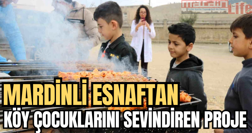Mardinli esnaftan Köy çocuklarını sevindiren proje