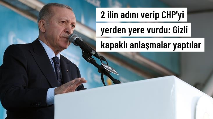 Erdoğan: CHP İstanbul'da, Mersin'de ve kimi başka yerlerde DEM ile demlendi