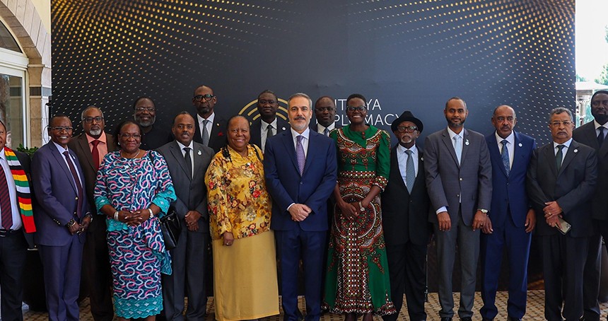 Dışişleri Bakanı Fidan, Afrika ülkelerinin temsilcileri ile bir araya geldi