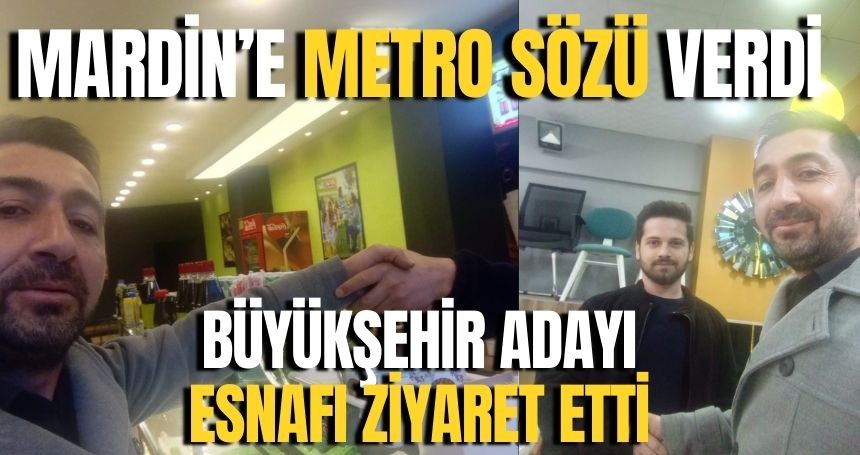 Mardin'e teleferik ve metro sözü verdi