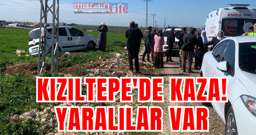 Kızıltepe'de kaza! yaralılar var