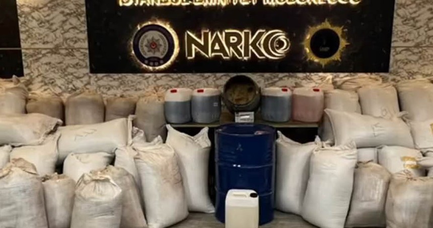 İstanbul'da 4 ton 604 kilogram metamfetamin ele geçirildi