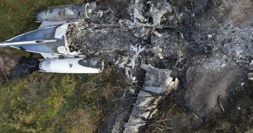 ABD'de özel jet düştü: 5 ölü
