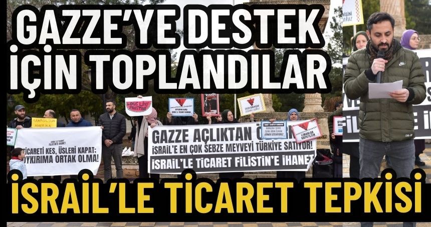 Midyat Filistin Gönüllüleri İsrail'i protesto etti!