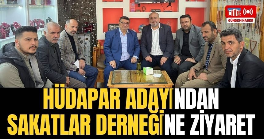 HÜDA PAR’dan Engelliler Derneğine ziyaret