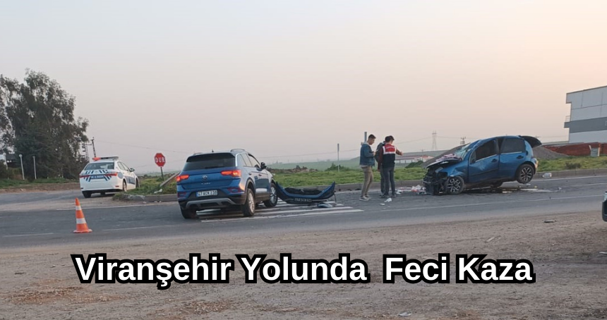 Araçlar kafa kafaya çarpıştı: 1'i ağır 3 yaralı