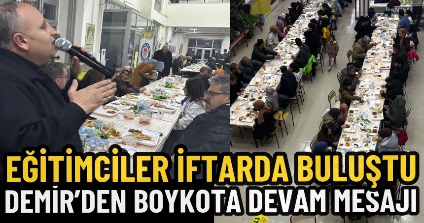 Mazıdağı Eğitim-Birsen üyeleri iftar yemeğinde buluştu