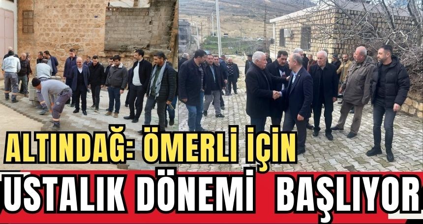 Altındağ: Ömerli'de Ustalık Dönemi için Hazırız!