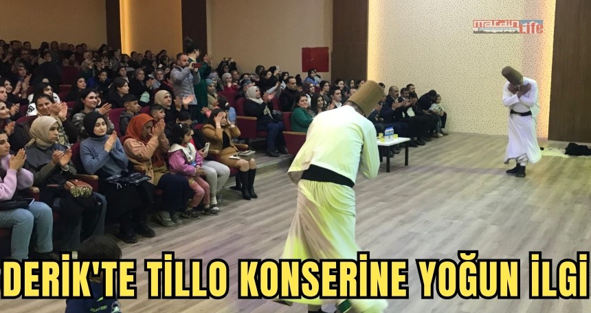 Derik'te Tillo konserine yoğun ilgi