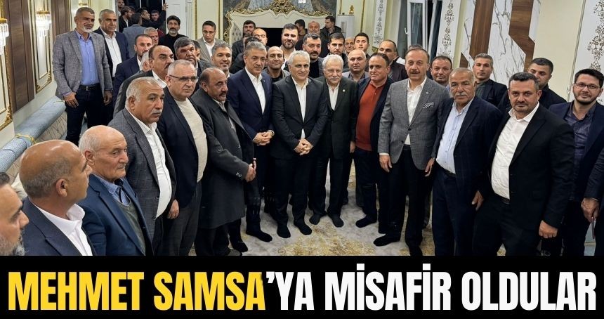 Mehmet Samsa, bakan ve valileri evinde ağırladı