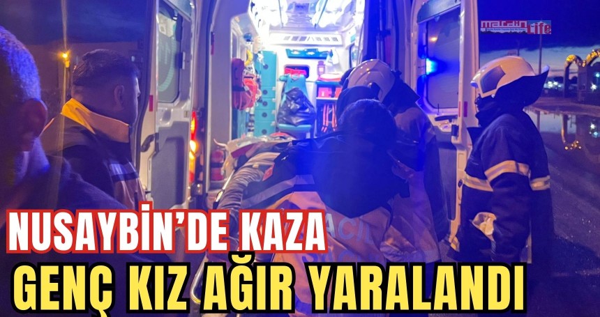 Nusaybin'de Tır genç kıza çarptı! Ağır yaralandı