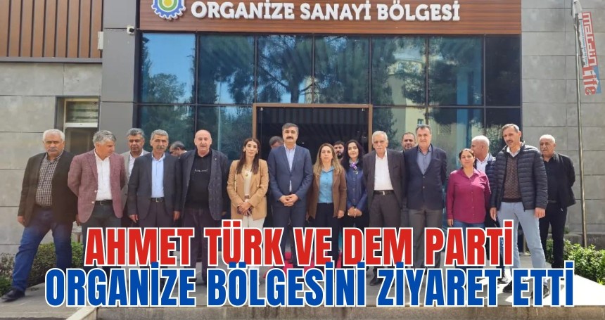 Ahmet Türk Organize bölgesini ziyaret etti