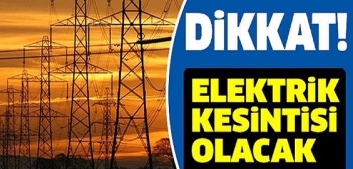 Mardin ve ilçelerde planlı elektrik kesintisi yapılacak!!!