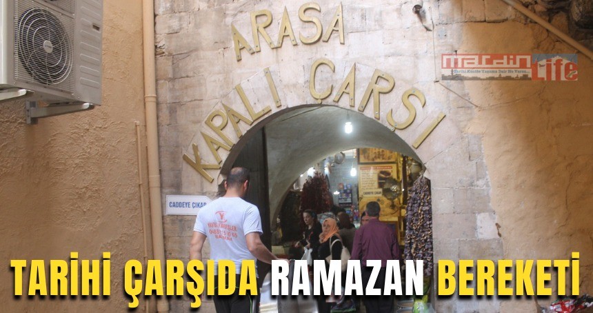 Tarihi çarşıda ramazan bereketi