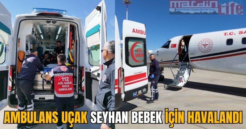 Ambulans uçak, Seyhan bebek için havalandı