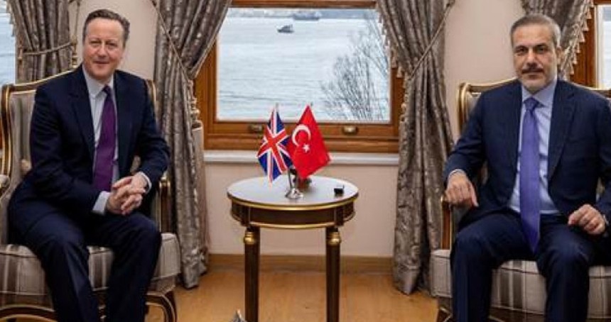 Dışişleri Bakanı Fidan, İngiltere Dışişleri Bakanı Cameron ile görüştü