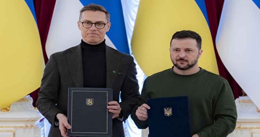 Finlandiya ile Ukrayna güvenlik işbirliği anlaşması imzaladı