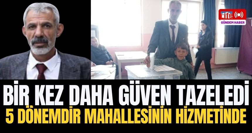 5 dönemdir seçim kaybetmiyor! Mardinli muhtar rekora koşuyor