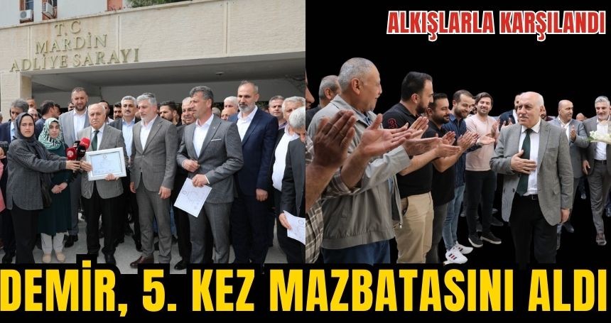 Hayrettin Demir, 5.ci kez Mazbatasını aldı