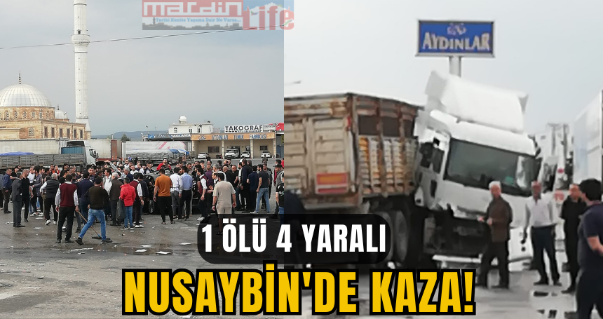 Nusaybin'de kaza! 1 ölü 4 yaralı